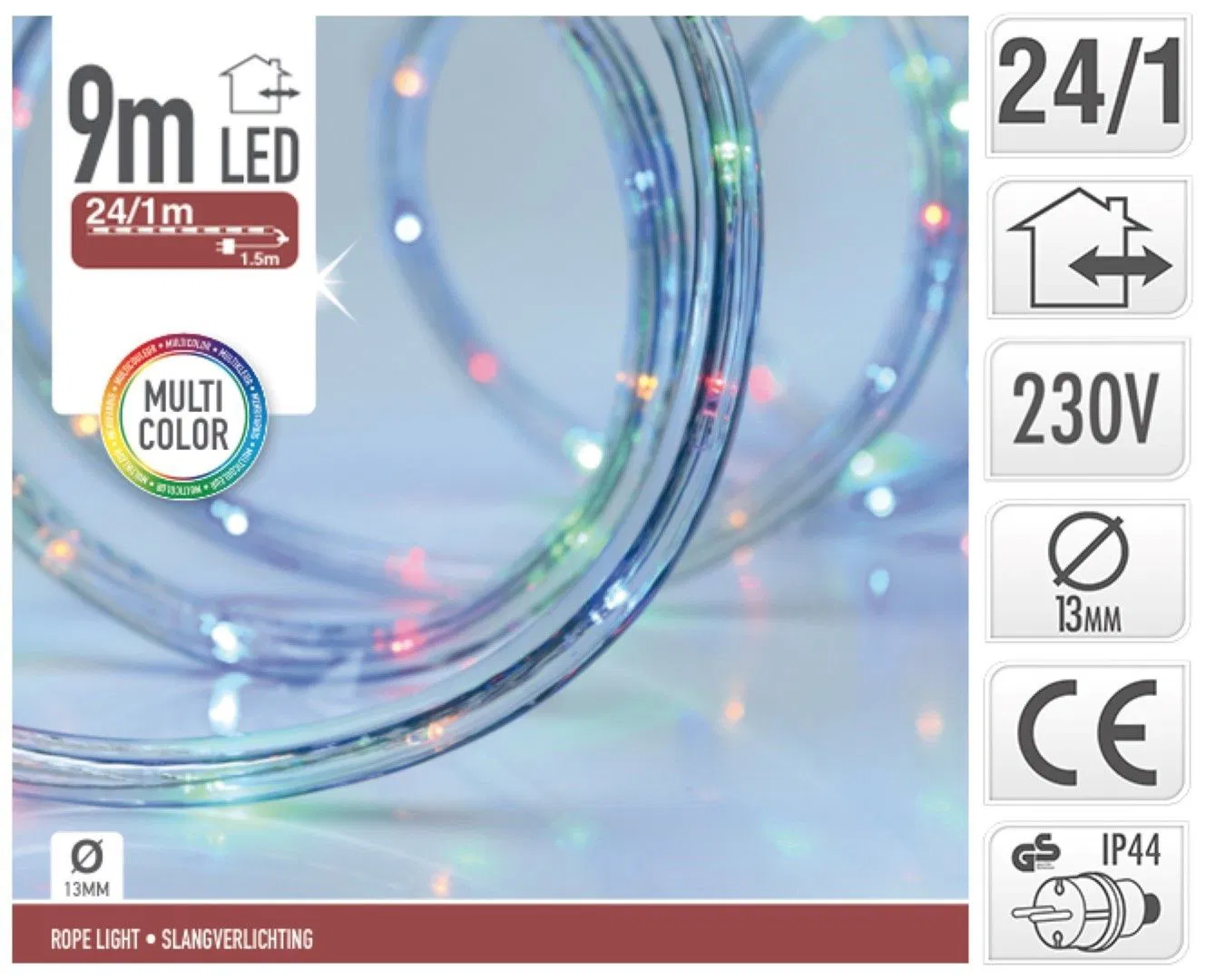 LICHTSCHLAUCH 9 METER LED BUNT