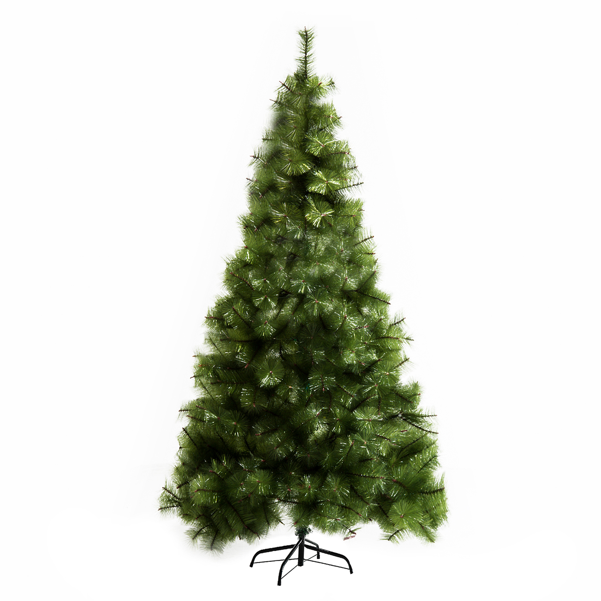 Künstlicher Weihnachtsbaum 210 cm künstlich Tannenbaum mit 505 Spitzen Christbaum Weihnachtsdeko inkl, Metallständer für drinnen