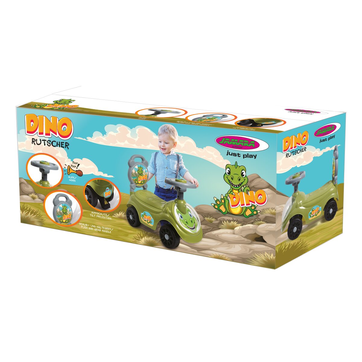Rutscher Dino 2in1