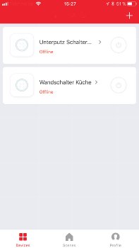 MILOS WiFi Schalter - Android + iOS- App,Alexa/Google tauglich