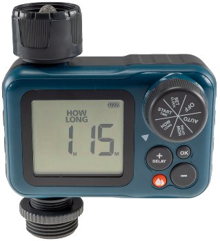 Digitaler Bewässerungscomputer "CT-WB7" - mit Adapter 1" & 3/4", IP54