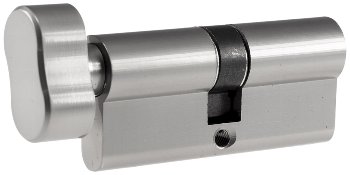 Schließzylinder 70mm (35+35mm) mit Knauf - Profil-Zylinder, 5 Sicherheits-Schlüssel