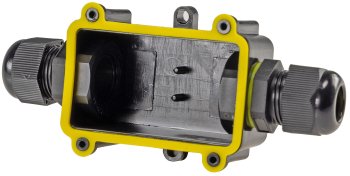 Kabelverbinderbox, 2 Anschlüsse, IP68, 450V, Ø 6-11mm für Erdkabel, wasserdicht