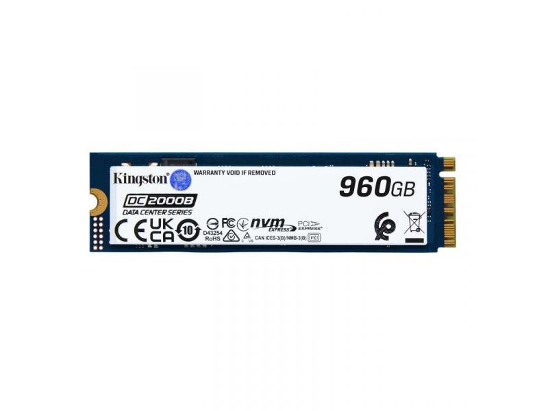 Kingston M.2 960GB Kingston DC2000B NVMe PCIe 4.0 x 4 - SEDC2000BM8/960G
