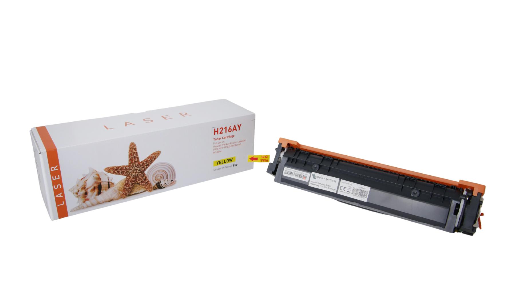 216AY alternativ Toner gelb für HP / W2412A / 850 Seiten