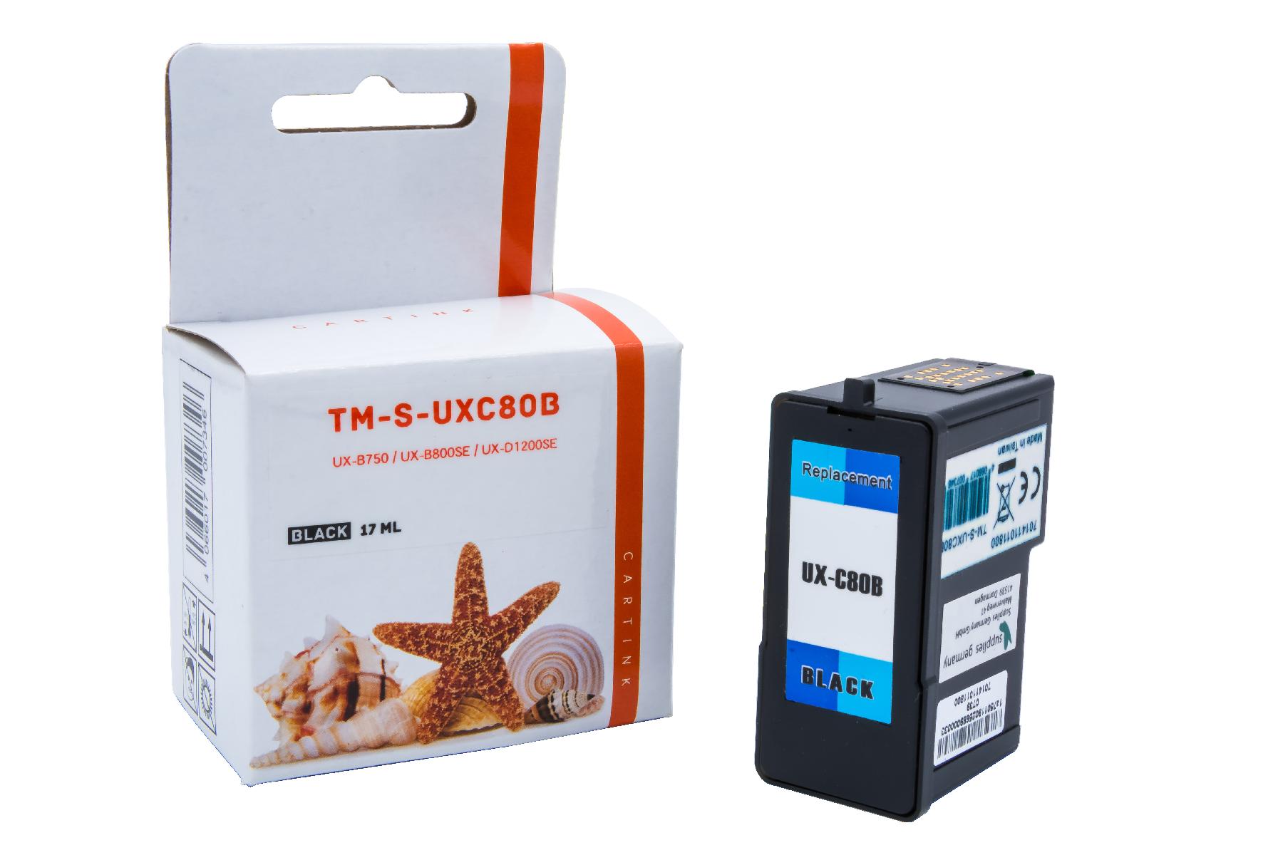 UXC80B Refill Tinte black Sharp / UXC80B / 17ml