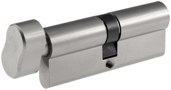 Schließzylinder 80mm (40+40mm) mit Knauf - Profil-Zylinder, 5 Sicherheits-Schlüssel