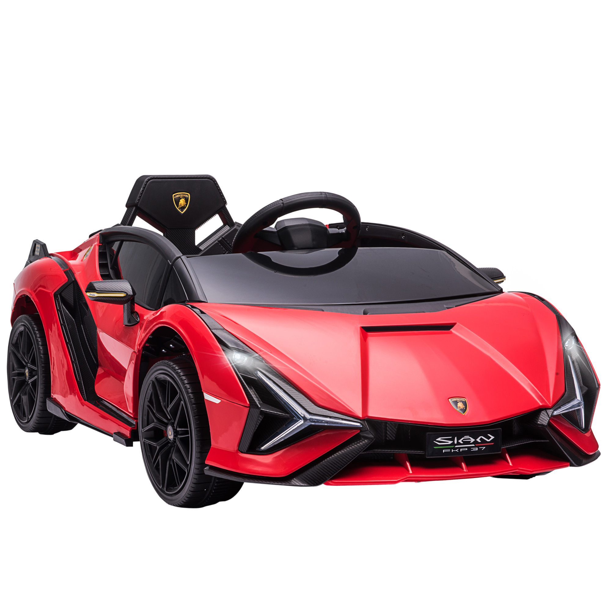 Kinderfahrzeug 12V 2 Fahrmodi Lamborghini SIAN SUV-Auto-Spielzeug Elektroauto mit Fernbedienung Musik(MP3/USB) Licht 37-60 Monate Metall Rot 108 x 62 x 40 cm Kinderfahrzeug 12V 2 Fahrmodi Lamborghini SIAN SUV-Auto-Spielzeug Elektroauto mit Fernbedienung Musik(MP3/USB) Licht 37-60 Monate Metall Rot 108 x 62 x 40 cm