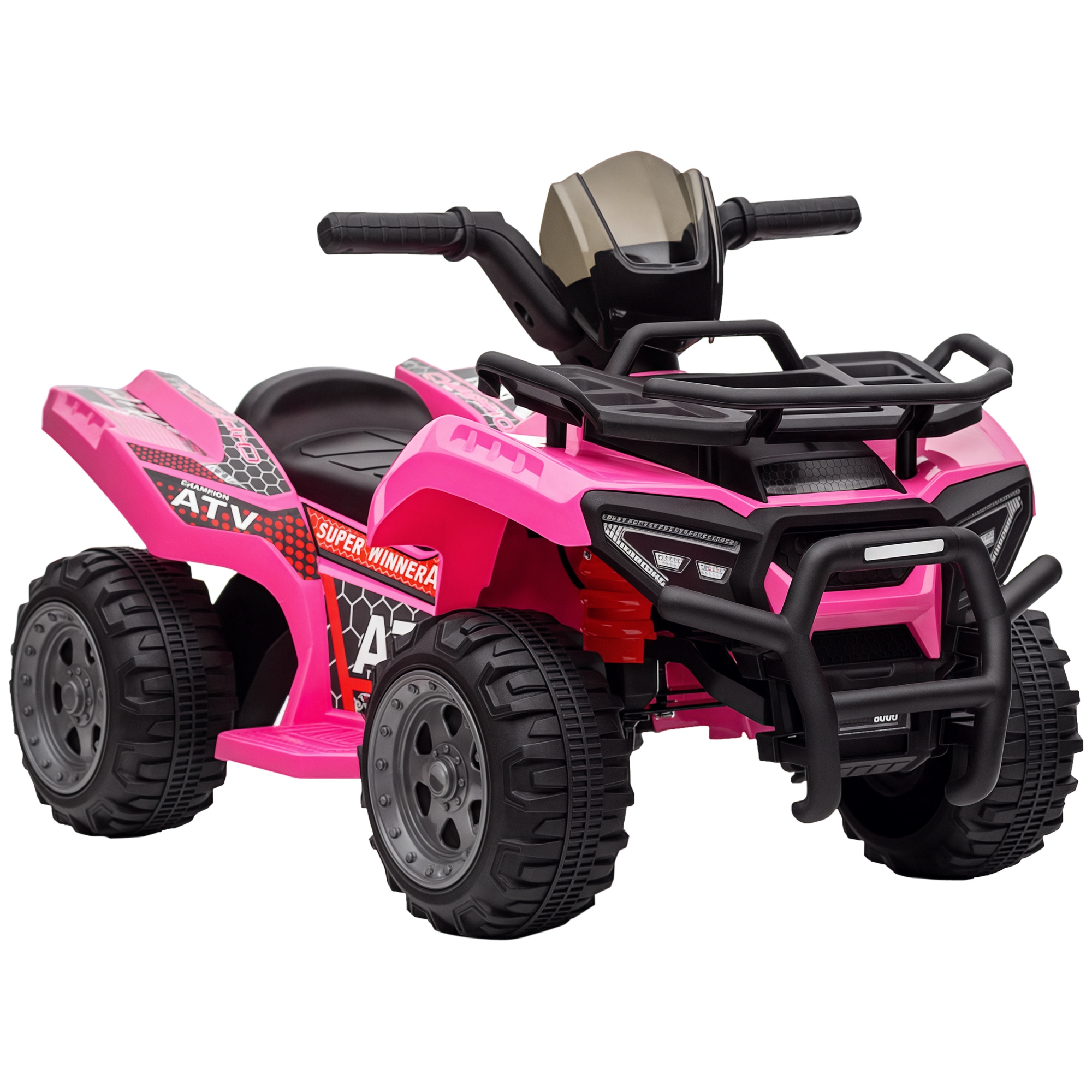 Kinderquad 6V Kinderquad mit Vorwärtsfunktion, Musik, Elektro-Quad für Kinder 1,5-3 Jahre Rosa Kinderquad 6V Kinderquad mit Vorwärtsfunktion, Musik, Elektro-Quad für Kinder 1,5-3 Jahre Rosa