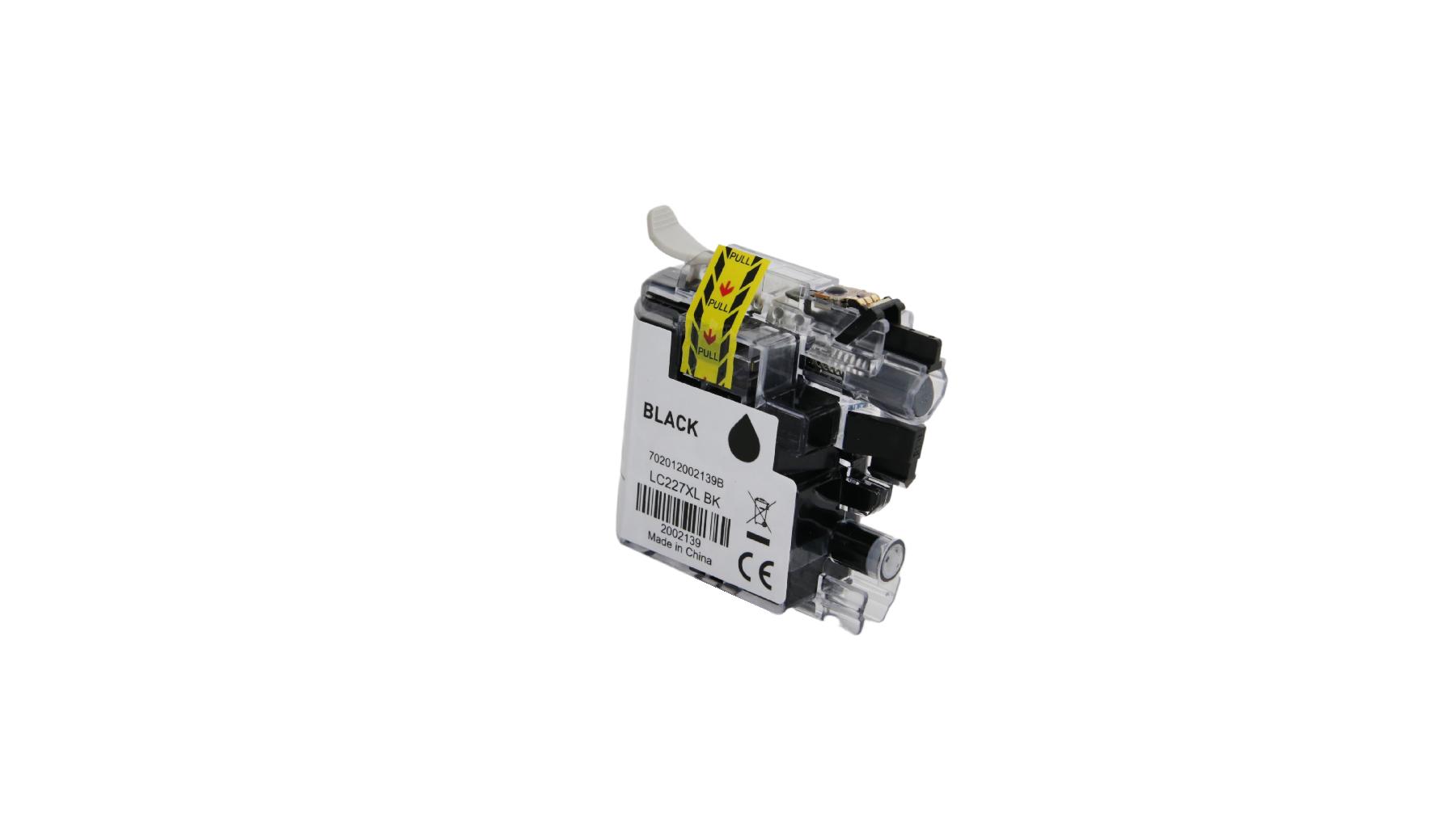 LC227XLschwarz alternativ Tinte schwarz für Brother / LC227XLschwarz / 25ml