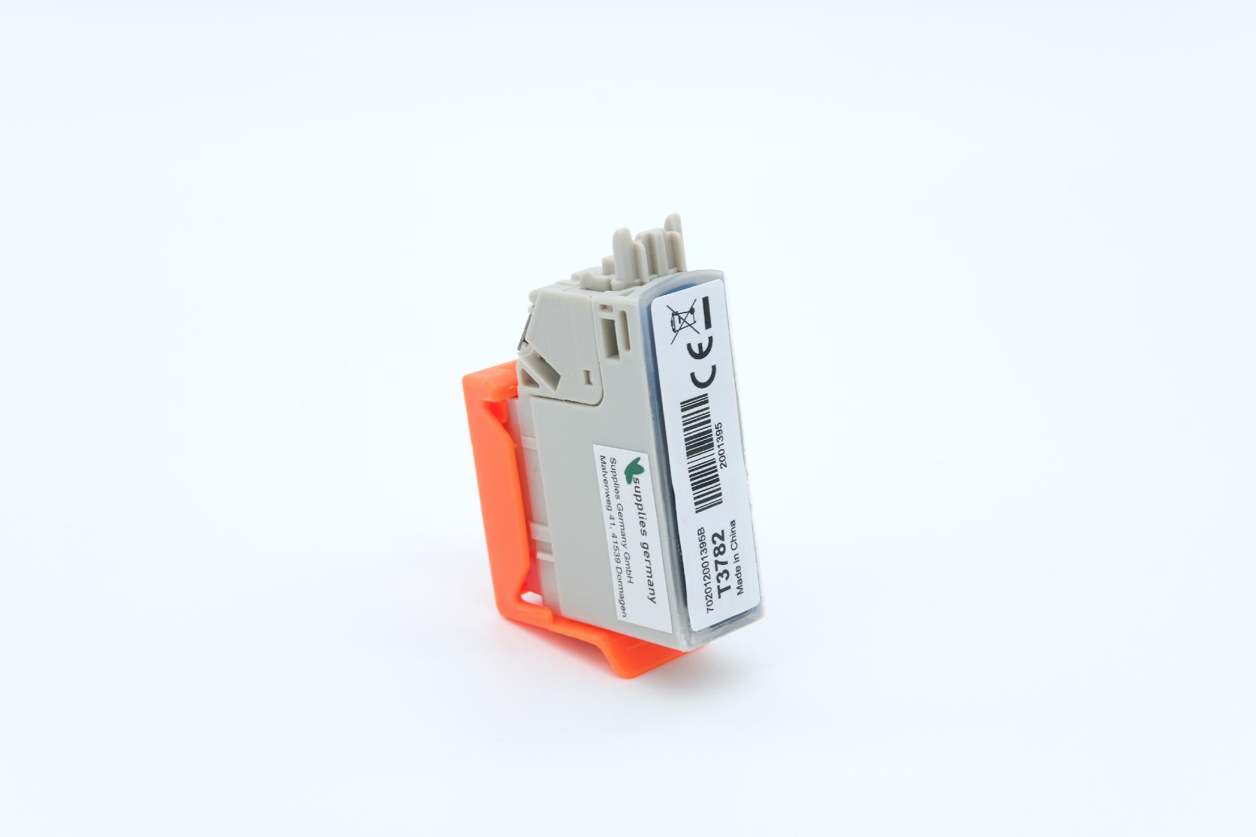 T3782XLC alternativ Tinte Cyan für Epson / C13T37824010 / 830 Seiten