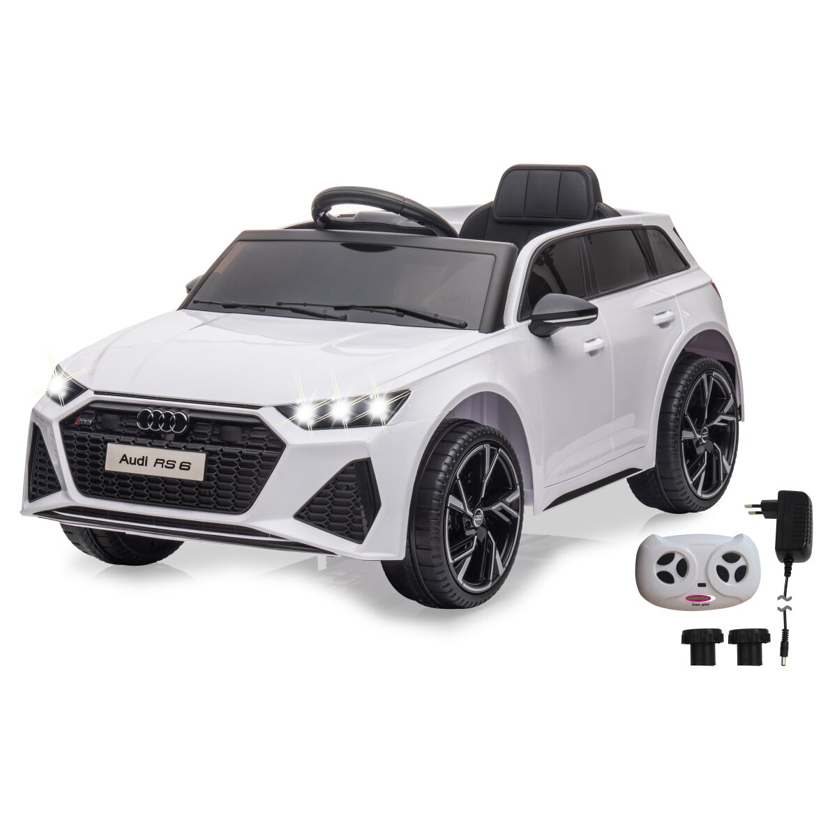 Kinderfahrzeug Audi RS 6 weiß