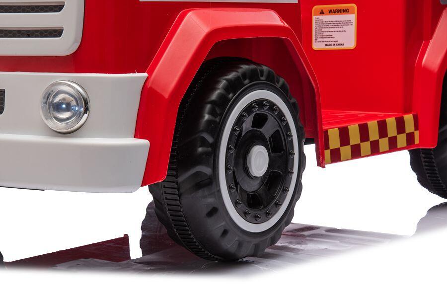 Elektro-Kinderfahrzeug  Feuerwehr - MP3, Sirene & Wasserspritze
