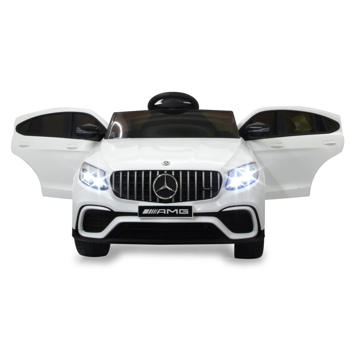 Kinderfahrzeug Mercedes-AMG GLC 63 S Coupé weiß