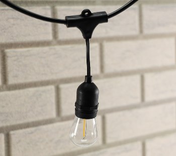 Biergarten-Lichterkette "CT-BGL 15" - 1,5 + 12,5m, 15x Filamentlampe 0,8W