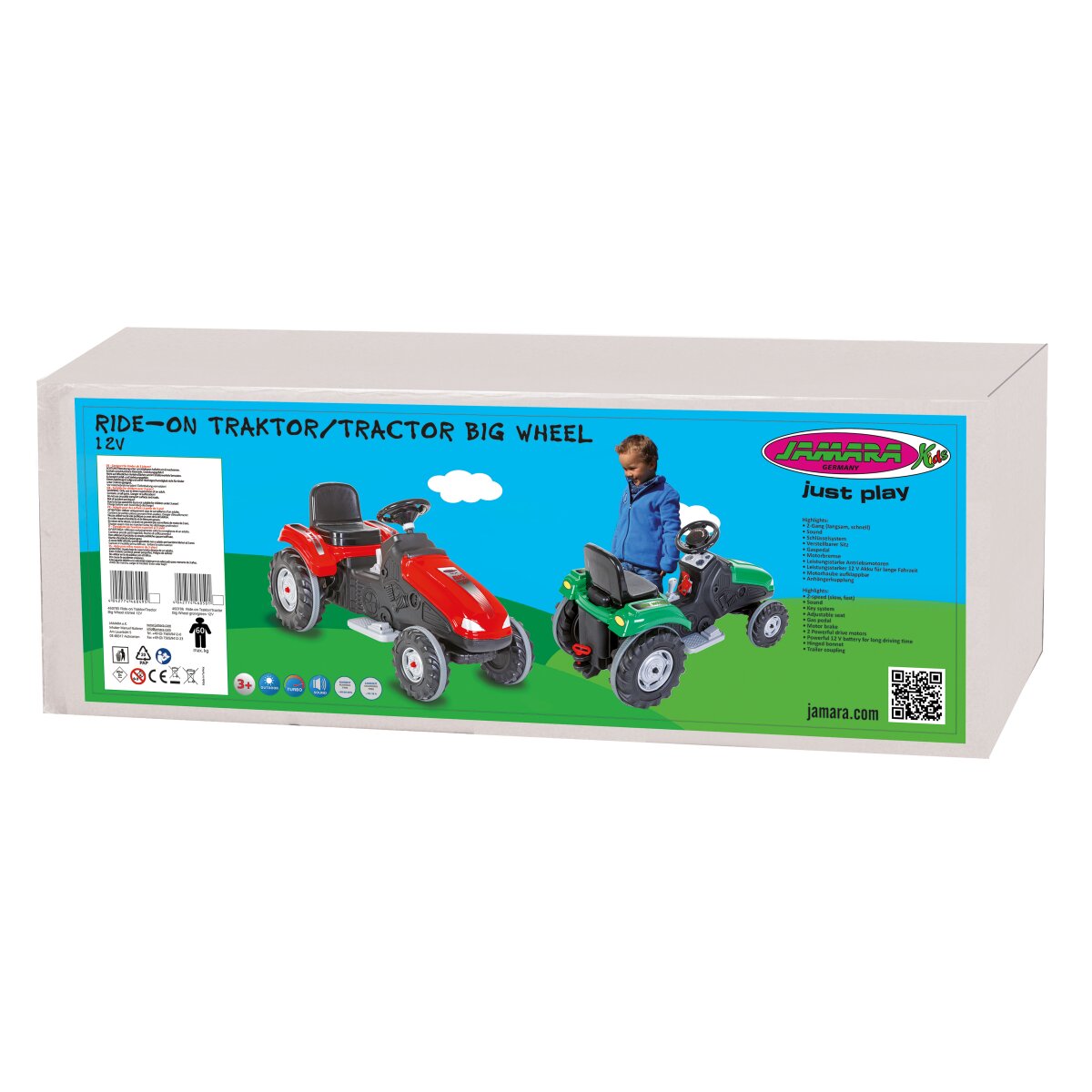 Ride-on Traktor Big Wheel 12V grün
