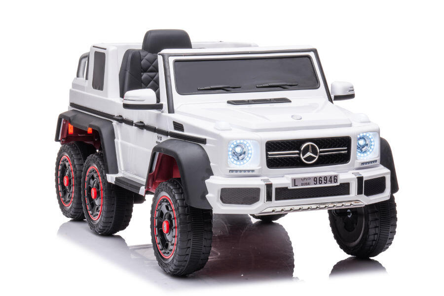 Elektro-Kinderfahrzeug Mercedes G63 AMG 6x6 - weiß
