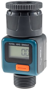 Digitaler Wasserzähler "CT-WZ4" - mit Adapter 1" & 3/4", IPx6