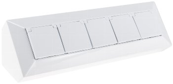 4-fach Steckdosenblock, USB-A+C, weiß
