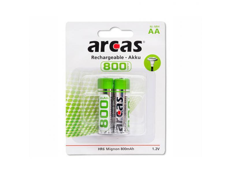 Akku Arcas AA Mignon 800mAH (2 St.)
