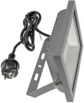 LED-Fluter SlimLine "CTF-SLT 50" silber - 50W, 5220lm, 4000K, neutralweiß, IP44