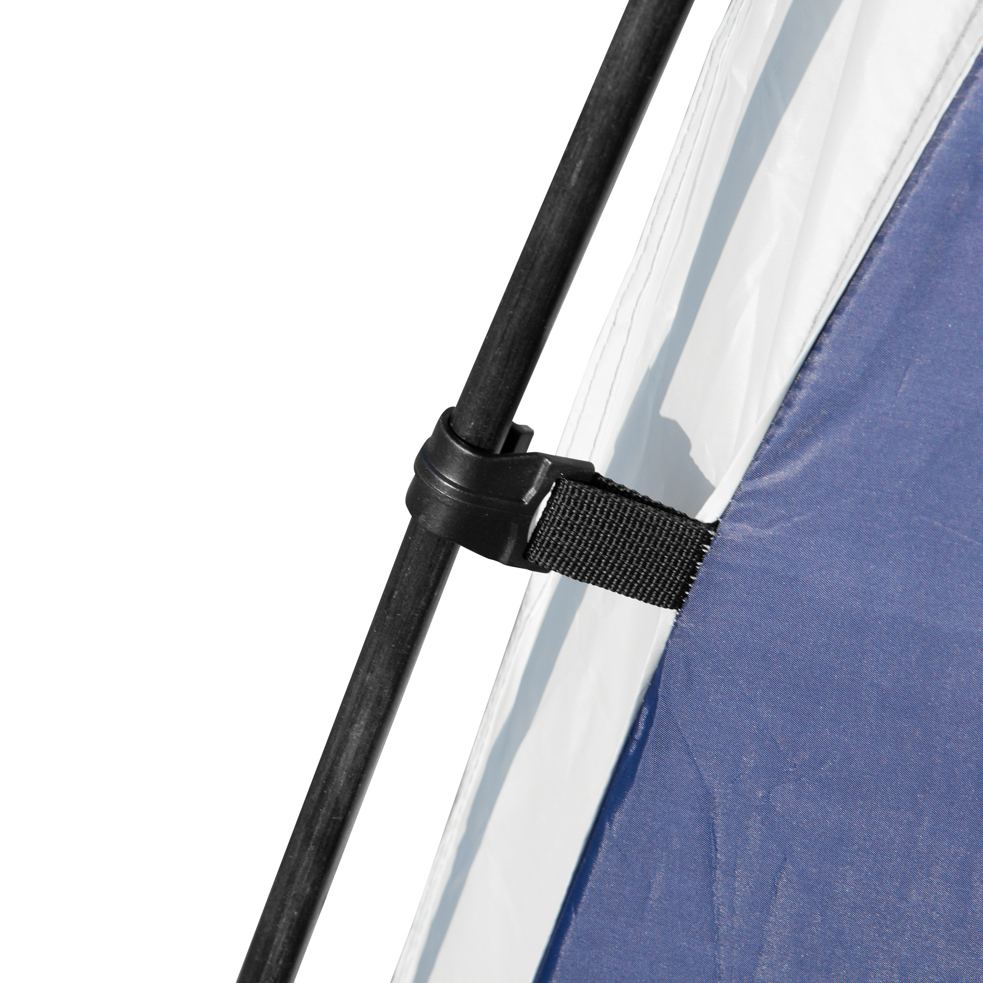 Kuppelzelt für 6-8 Personen, Pavillon, Schutz vor Sonne und Nieselregen, 3,5 x 3,5 x 2,22 m, Blau