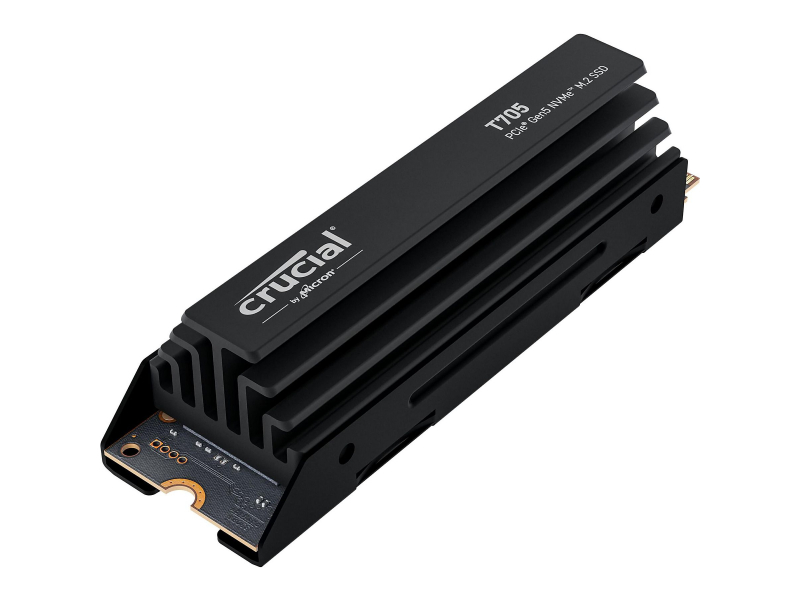 Crucial M.2 4TB T705 NVMe PCIe 5.0 x 4 with Heatsink - CT4000T705SSD5