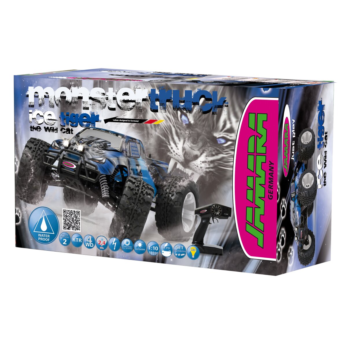 Tiger Ice Monstertruck 4WD 1:10 NiMh 2,4GHz mit LED