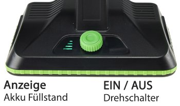 LED Baustrahler mit Akku "BSA-60 duo", 2x30W, 5600lm, 4500K / neutralweiß