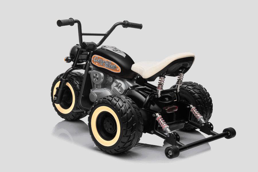 Elektro Kindermotorrad 2x800W Brushless Motoren - 24V7A - Schwarz