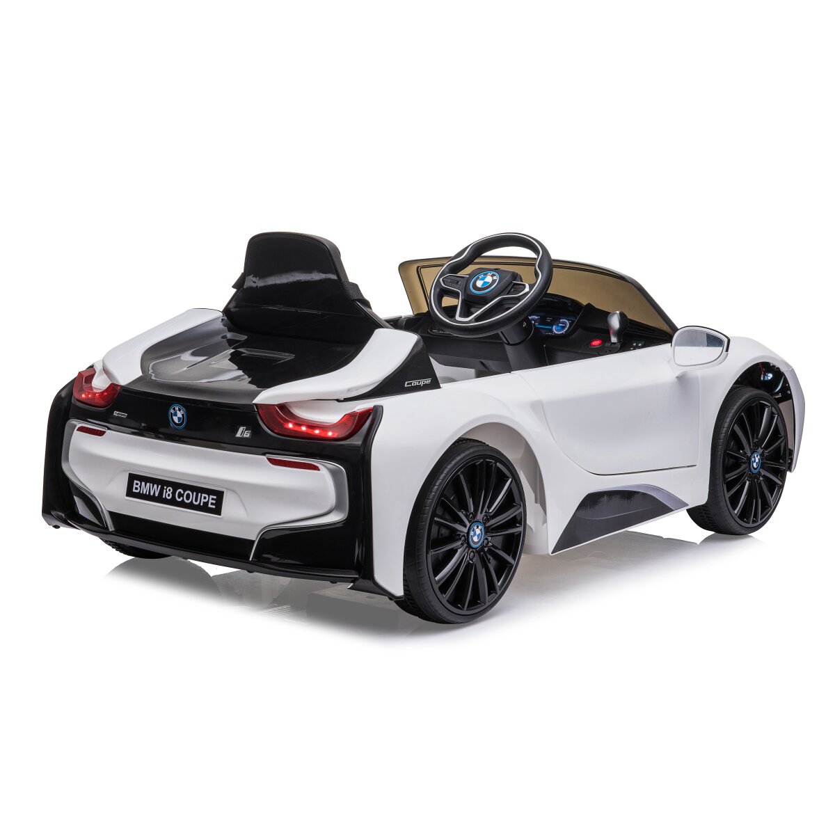 Kinderfahrzeug BMW I8 Coupe weiß