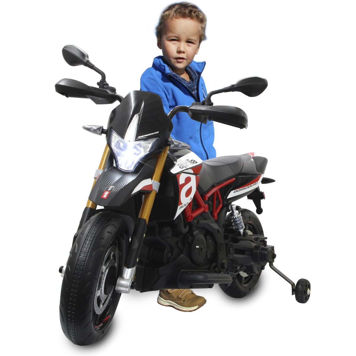 Elektro-Kinderfahrzeug Aprilia Dorsodoru 900 12V Elektro-Kinderfahrzeug Aprilia Dorsodoru 900 12V