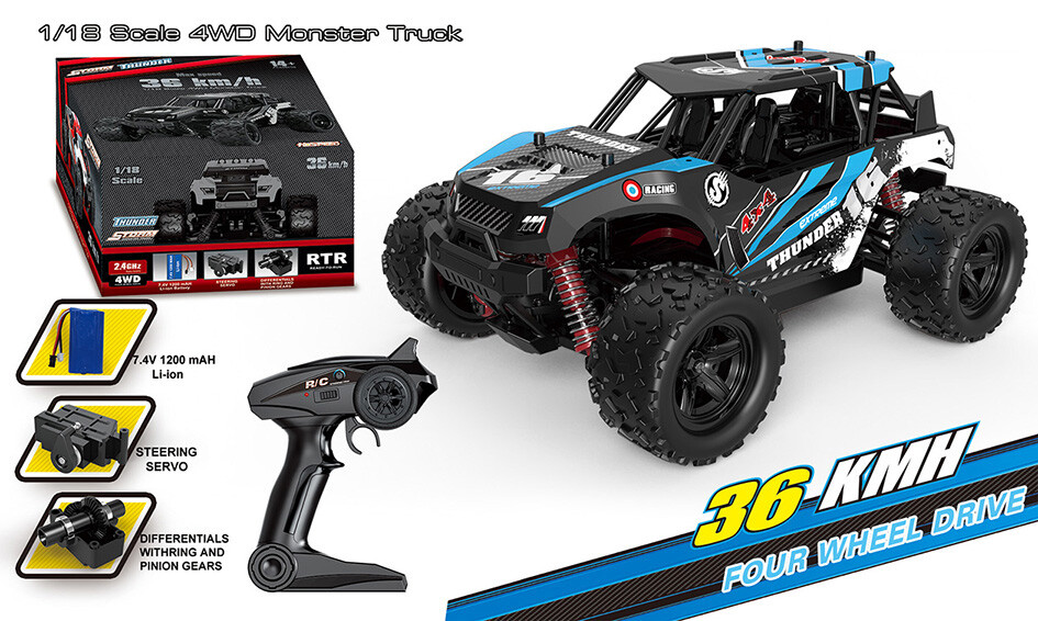 RC Elektro Buggy 1:18 "Thunder 312"