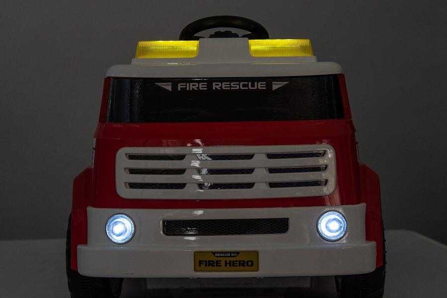 Elektro-Kinderfahrzeug  Feuerwehr - MP3, Sirene & Wasserspritze