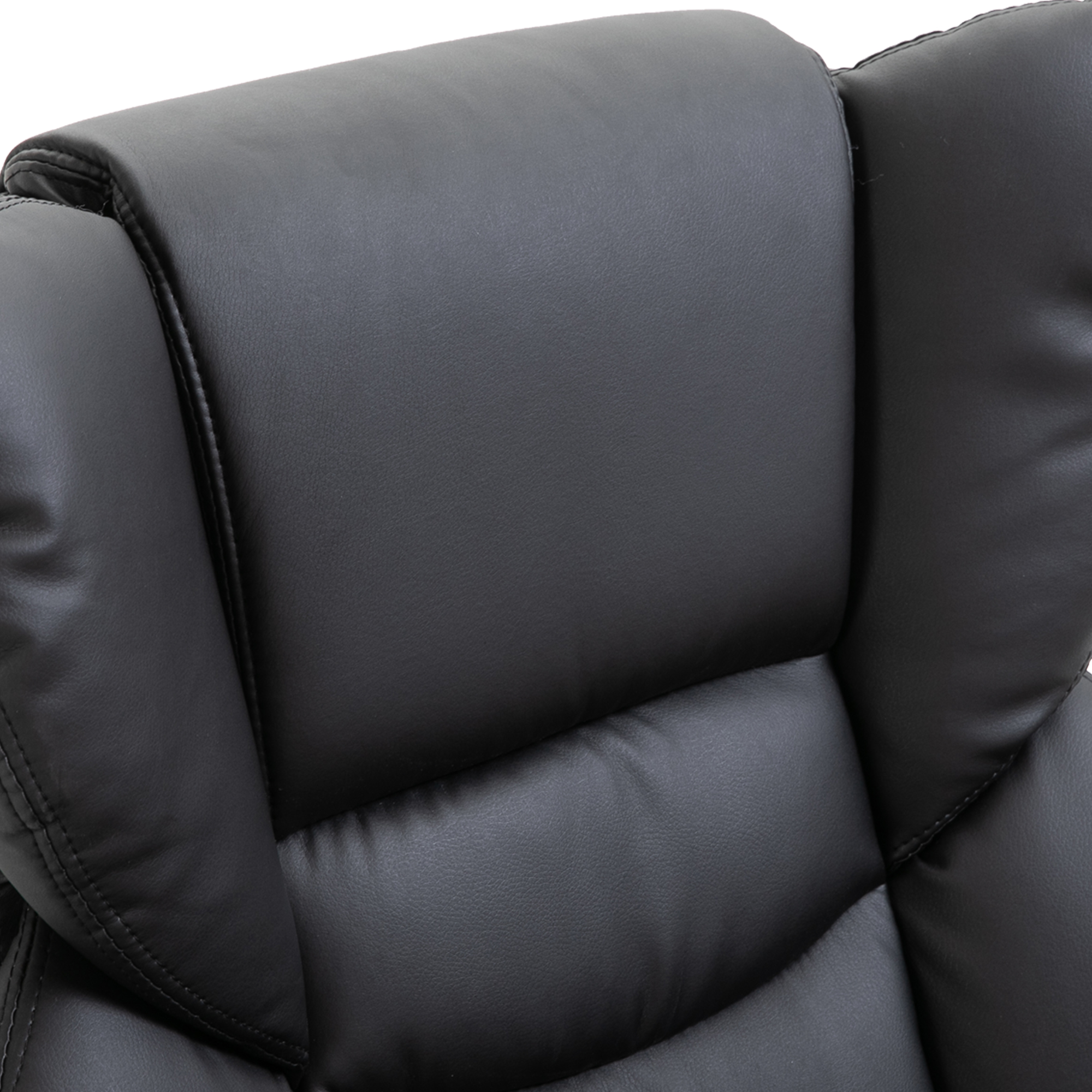 Relaxsessel mit Massagefunktion Fußhocker Liegefunktion Kunstleder 79 x 82 x 101 cm