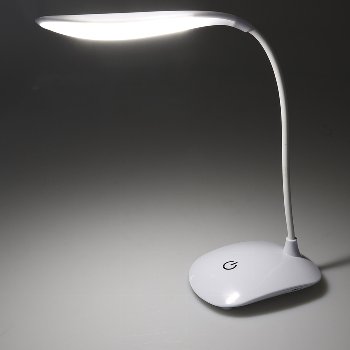 LED Tischleuchte mit Touch-Schalter - Schwanenhals, 3 Helligkeitsstufen
