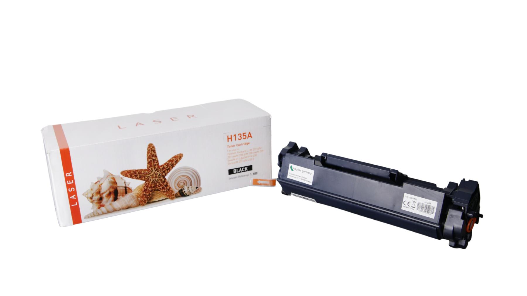 135A alternativ Toner black HP / W1350A / 1.100 Seiten