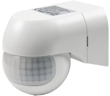 Aufputz Bewegungsmelder "CBM-Slim" 180° - LED geeignet, IP44, 1-800W, weiß