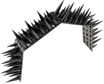 Taubenabwehr Spikes 10er Set - Kunststoff, 400x42x36mm, schwarz