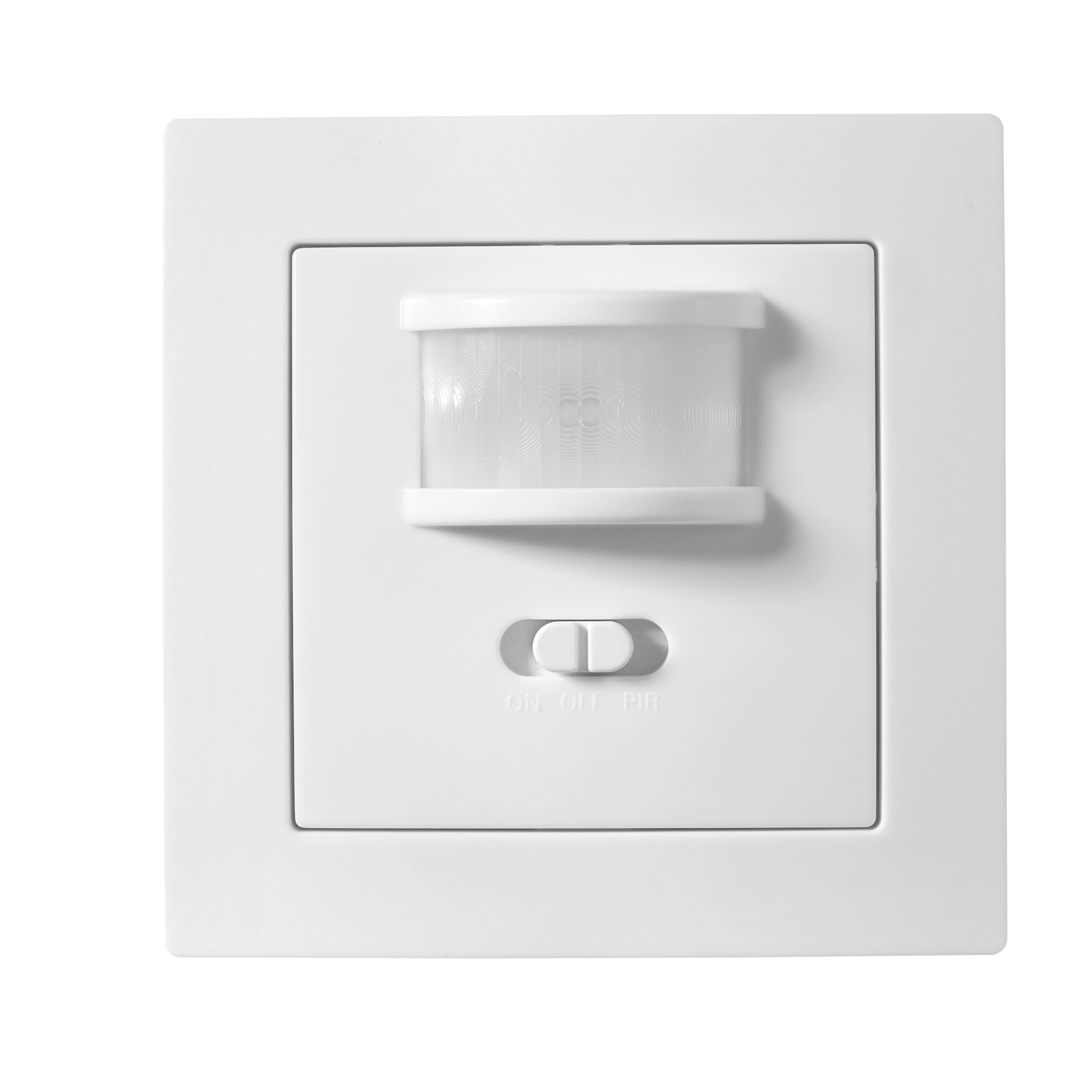 Unterputz IR Bewegungsmelder McPower ''Flair'' 160°, 750W, LED geeignet, weiß