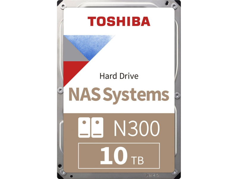 Toshiba N300 NAS Hard Drive 10TB 512MB - Hdd - Serial ATA HDWG71AEZSTA