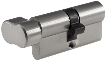 Schließzylinder 60mm (30+30mm) mit Knauf - Profil-Zylinder, 5 Sicherheits-Schlüssel