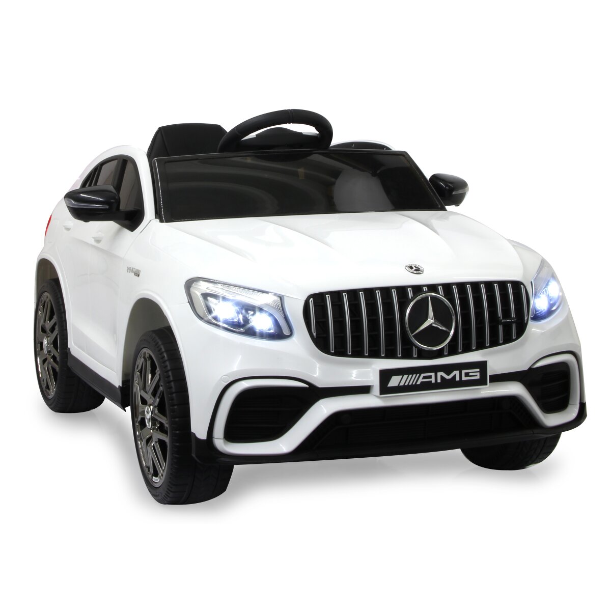 Kinderfahrzeug Mercedes-AMG GLC 63 S Coupé weiß