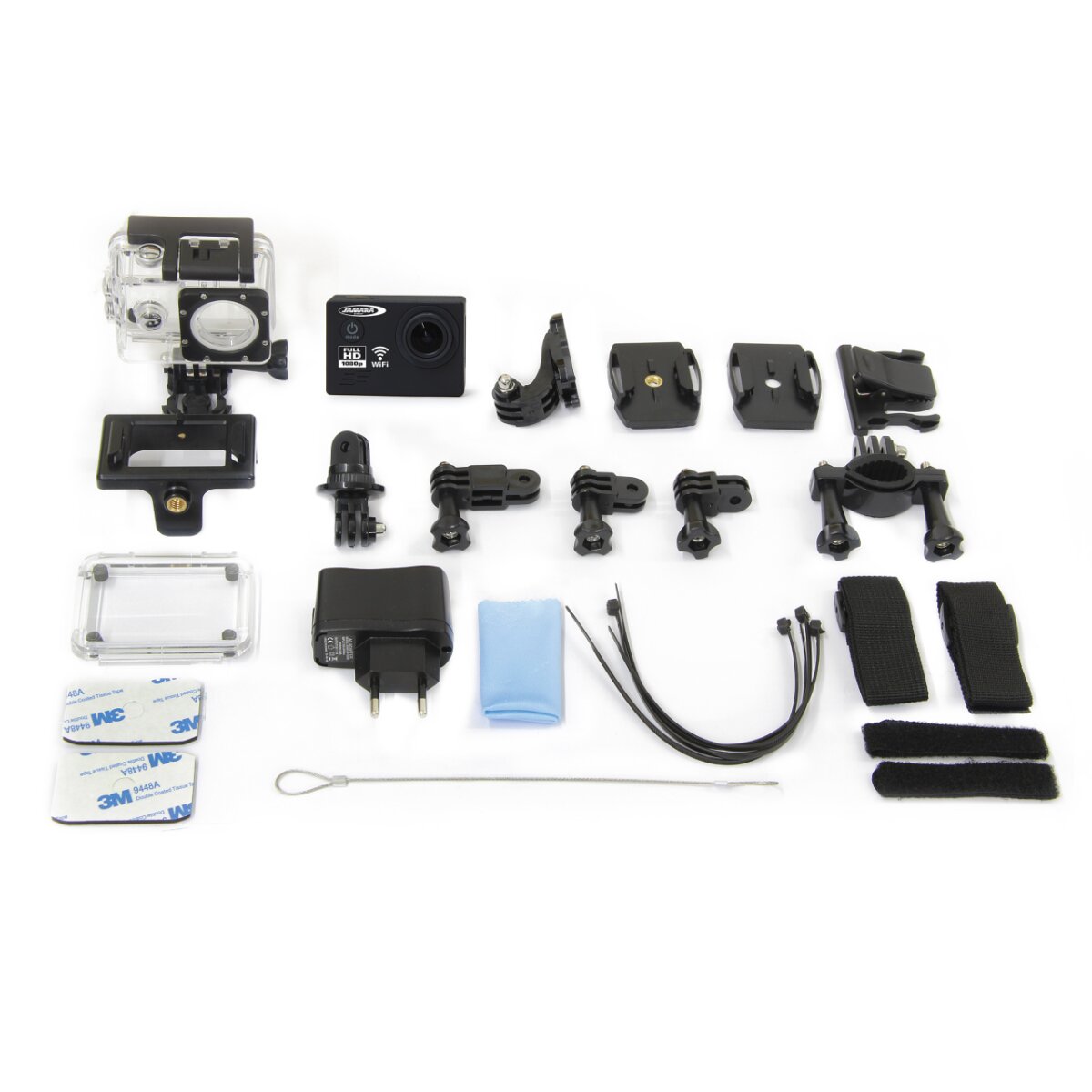Sport Action Cam Kamera 2 Zoll LCD Full HD Pro WiFi Wasserdicht 170° Weitwinkel Schwarz