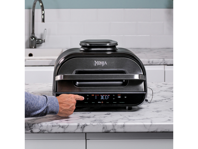 Ninja Foodi Heißluftfritteuse/Grill Grau/Silber AG551EU