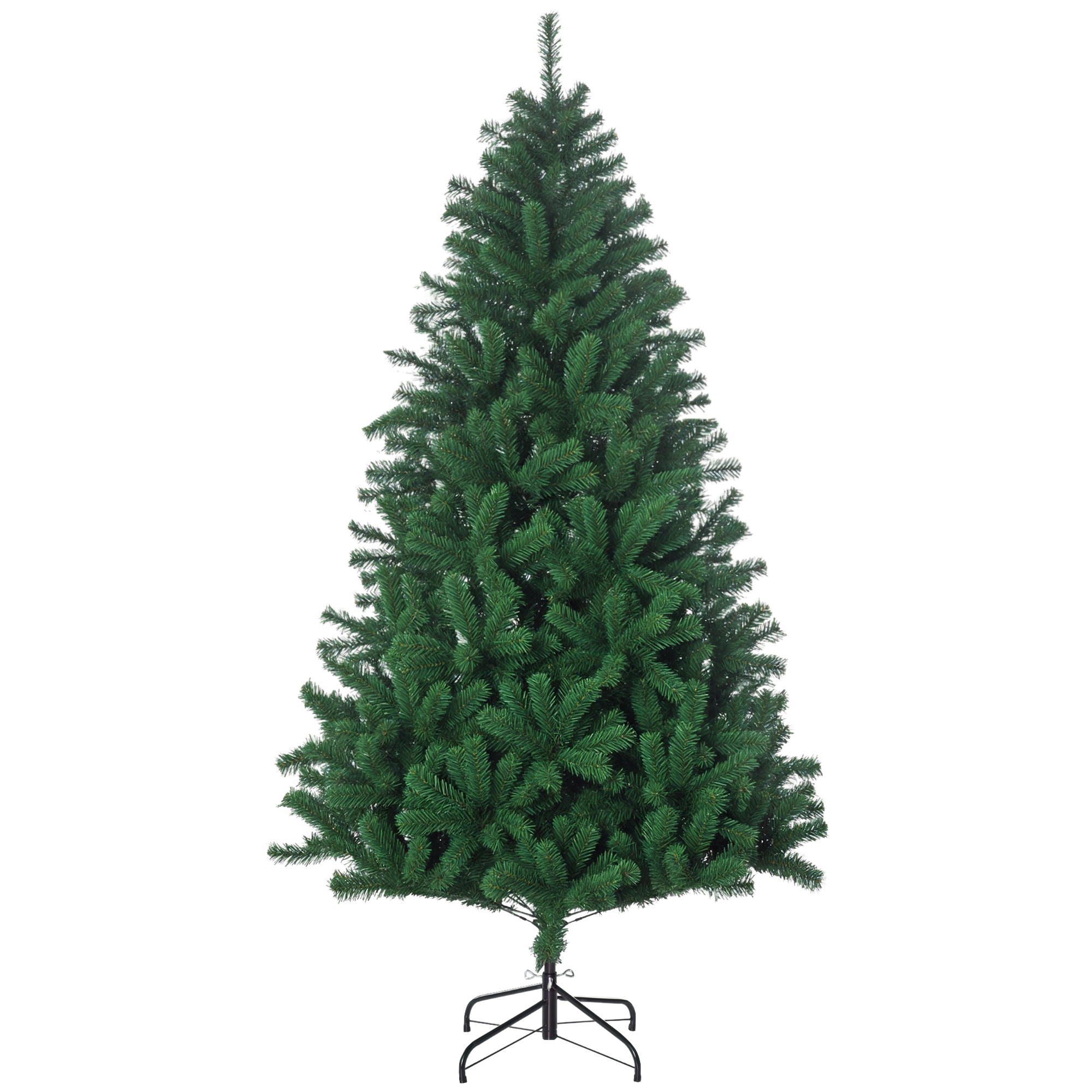 Künstlicher Weihnachtsbaum 180 cm künstlich Tannenbaum mit 1000 Spitzen Christbaum Weihnachtsdeko inkl, Metallständer für drinnen