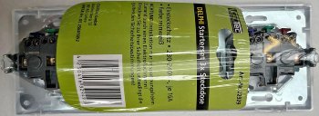 DELPHI Set 3 Steckdosen + 3-fach Rahmen - 250V~/ 16A, Steckanschluss, weiß