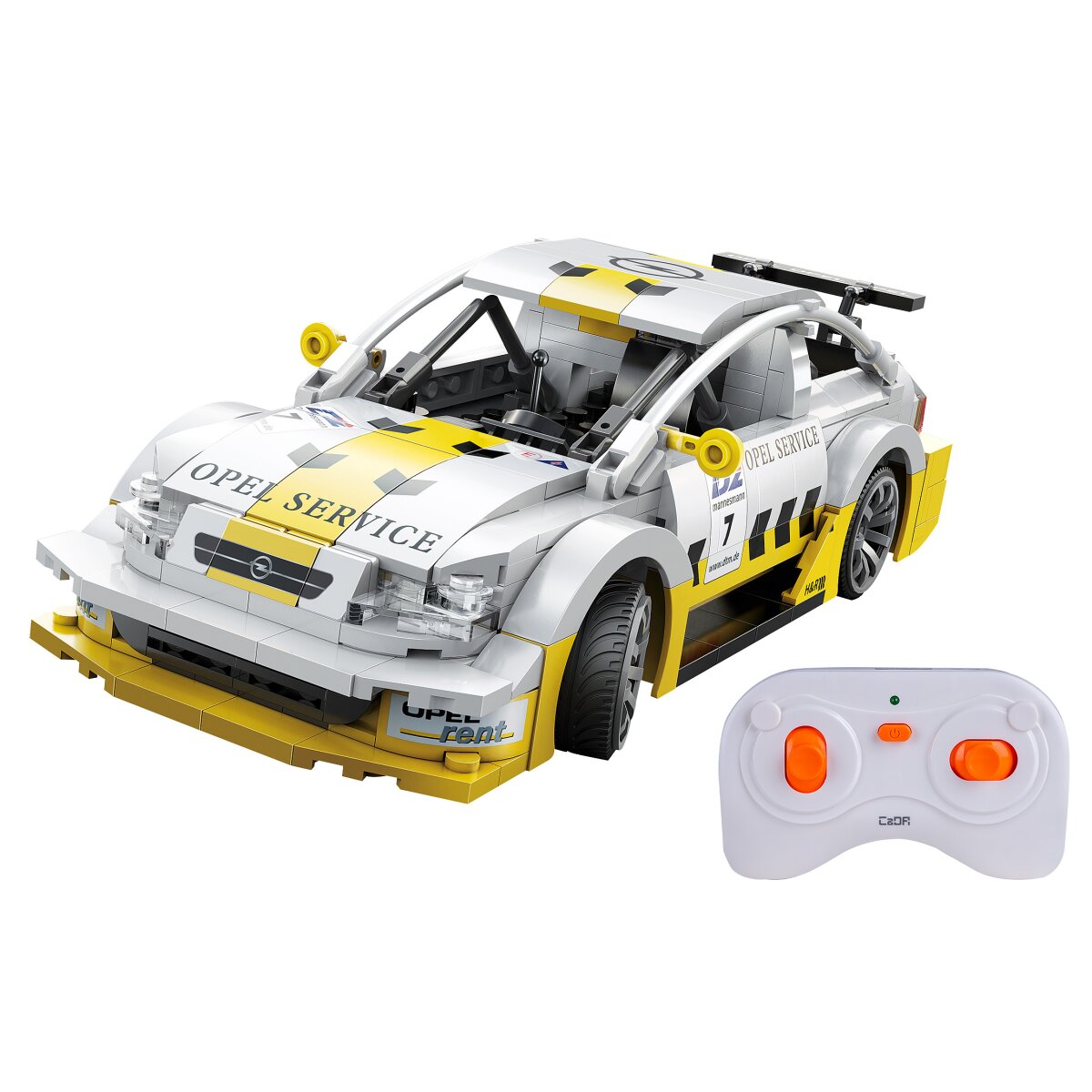 CaDA Set C51081W Opel Astra V8 Coupe 1:20 weiß 2,4GHz Bricks