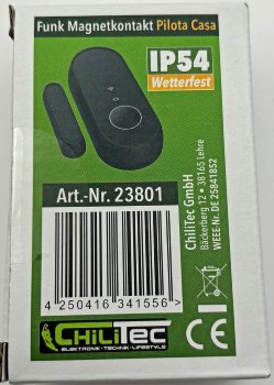 Funk Magnetkontakt "Pilota Casa"  IP55 - Batteriebetrieb, max. 30m
