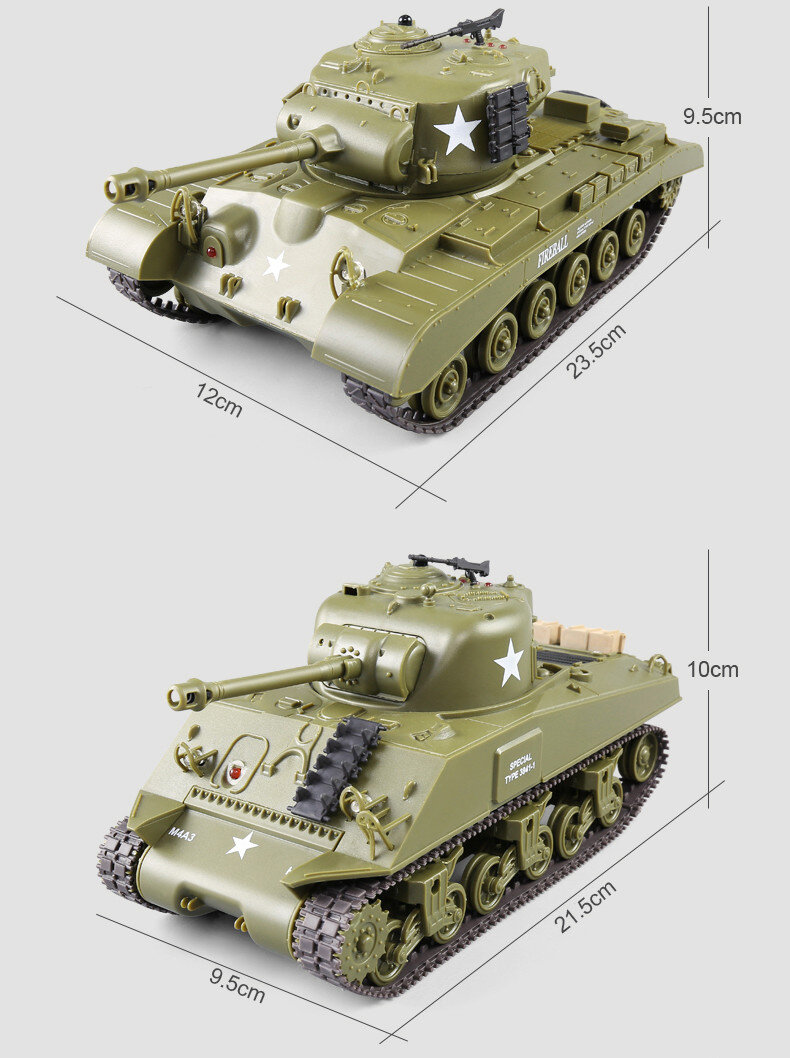 RC Panzer Battle 2er Set - Infrarot Kampfsystem - Gefechtssimulation